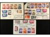 ✉ ESPAÑA. 1928-1955. Conjunto de 16 cartas con diversos fran
