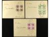 ✉ COLONIAS ESPAÑOLAS: GUINEA. 1939-41. Conjunto de 7 cartas,