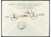 ✉ ESPAÑA. Ed. 903, 912, 871. 1940. PUERTO DE LUZ a ALEMANIA.