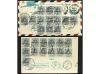 ✉ ESPAÑA. 1930. Dos cartas voladas por GRAF ZEPPELIN desde S