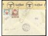 ✉ ESPAÑA. Ed. 954/56 (2), 957/60. 1942. MADRID a SUIZA. Prec