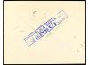 ✉ ESPAÑA. Ed. 763, 764. 1938. Sello y H.B. en cartas con mat