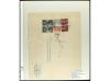 ✉ ESPAÑA. Ed. 1124/25. 1953-56. LEGAZPI y SOROLLA. Conjunto 