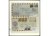 ✉ ESPAÑA. 1950-1963. Conjunto de 35 cartas circuladas con pr