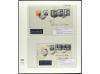 ✉ ESPAÑA. 1930-33. GRAF ZEPPELIN. Conjunto de 16 cartas vola