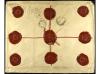✉ MARRUECOS. Ed. 12 (2) y Tánger 2, 3, 8. 9. 1917. TÁNGER a 