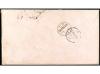 ✉ PERU. Sc. 14. 1874. IQUIQUE a GLASGOW. 1 dinero verde y se