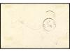✉ FRANCIA. Yv. 51, 52 (2), 55. 1872. GRENOBLE, correo interi