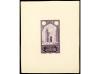 MARRUECOS FRANCES. 1917. MONUMENTOS. 4 pruebas de artista si