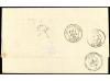 ✉ FRANCIA. 1870. TUNIS. Letter from MARSEILLE to TUNIS paid 