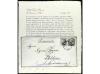 ✉ ITALIA. 1880. TUNIS. Letter from LA GOLETTA (Tunis Port) t