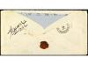 ✉ EGIPTO. 1875. ALEXANDRIA. KHEDIVIAL LINE. Letter from CONS