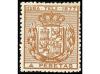 * COLONIAS ESPAÑOLAS: CUBA. Ed. T 38/42. TELÉGRAFOS. Serie c