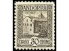 ** COLONIAS ESPAÑOLAS: ANDORRA. Ed. 29ec y 36ec. 5 cts. lila