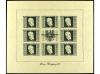 **/* AUSTRIA. Yv. HB 2/5. 1946. RENNER. 4 hojas bloque. LUJO