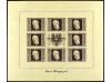 **/* AUSTRIA. Yv. HB 2/5. 1946. RENNER. 4 hojas bloque. LUJO