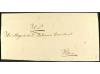 ✉ ESPAÑA. Ed. 64. 1864. Fragmento de plica judicial de YNCA 
