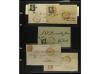 ESPAÑA. ESTAFETAS-NAVARRA. 1850-1880. Conjunto de aprox. 200