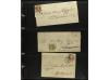 ESPAÑA. ESTAFETAS-NAVARRA. 1850-1880. Conjunto de aprox. 200