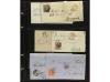 ESPAÑA. ESTAFETAS-NAVARRA. 1850-1880. Conjunto de aprox. 200