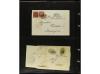 ESPAÑA. ESTAFETAS-NAVARRA. 1850-1880. Conjunto de aprox. 200