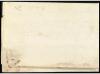 ✉ ESPAÑA: PREFILATELIA. (1830 ca.). Sobrescrito fechado 26 m