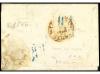 ✉ ESPAÑA: PREFILATELIA. 1846. Envuelta a ZARAGOZA. Marca en 