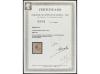 * ESPAÑA. Ed. 128. 4 pesetas castaño. PIEZA DE LUJO. Cert. C