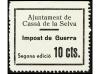 (*) ESPAÑA GUERRA CIVIL. ZONA REPUBLICANA. CASSÁ DE LA SELVA
