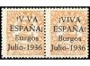 * ESPAÑA E. LOCALES PATRIOTICAS: BURGOS. Ed. 1/9hec + 1/9. S