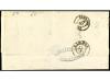 ✉ ESPAÑA. Ed. 98, 99, 100. 1869. BARCELONA a BUENOS AIRES. 5