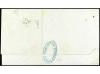 ✉ ESPAÑA. Ed. 2. 1850. SANTANDER a MADRID. 12 cuartos lila, 