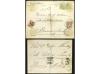 ✉ ESPAÑA. 1890-1900. ALFONSO XIII. PELÓN. Conjunto de 8 cart