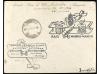 ✉ ESPAÑA. Ed. 292/6. 1926 (5 abril). PRIMER VUELO MADRID-MAN