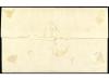 ✉ ESPAÑA. Ed. 7. 1851. SEVILLA a MADRID. 12 cuartos lila. Mu