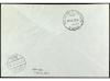 ✉ ESPAÑA. Ed. 650/54. 1931. BARCELONA a ALEMANIA. Serie comp