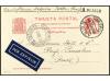 ✉ ESPAÑA. Ed. 689 (2). 1935. MADRID a BRASIL. Entero Postal 