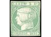 (*) ESPAÑA. Ed. 15, ° 15. 5 reales verde. 1 sello nuevo y ad