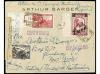 ✉ ESPAÑA. Ed. 764. 1938. BARCELONA a NEW YORK. Hoja bloque f