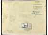✉ ESPAÑA. Ed. 813, 823. 1938. SEVILLA a BUENOS AIRES. 30 c. 