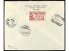 ✉ ESPAÑA. Ed. 851/54. 1938. BURGOS a ALEMANIA. Serie complet