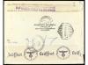 ✉ ESPAÑA. Ed. 901, 902. 1940. 2 sobres circulados a ALEMANIA
