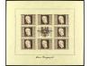 ** AUSTRIA. Yv. HB 2/5. 1946. RENNER. 4 hojas bloque. LUJO. 