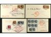 ✉ LOTES y COLECCIONES. Ed. 321/23. 1930. HISTORIA POSTAL. Co