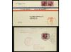 ✉ LOTES y COLECCIONES. Ed. 321/3. 1930. HISTORIA POSTAL. Con