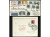 ✉ LOTES y COLECCIONES. 1930. HISTORIA POSTAL. Conjunto de 9 