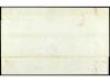 ✉ ESPAÑA. Ed. 43. 1857. LA LAGUNA a SAN MIGUEL. 2 cuartos ve