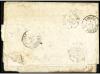 ✉ ESPAÑA. Ed. 52. 1862. BARBASTRO (Huesca) a FRANCIA. Franqu