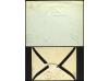 ✉ ESPAÑA. Ed. 268, 269f, 271, 271f. 1920. Dos cartas circula