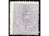 ** ESPAÑA. Ed. 290 var. 20 céntimos violeta, VARIEDAD DOBLE 